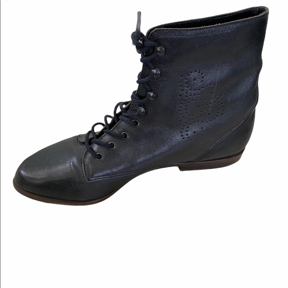 Vintage Black leather boots